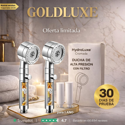 Hydroluxe: Ducha de Alta Presión y Filtro