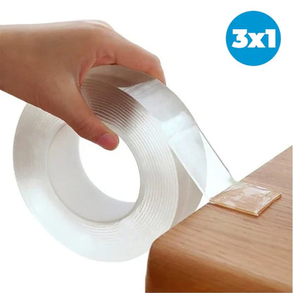3x1 Cinta Doble Cara Lavable Reutilizable
