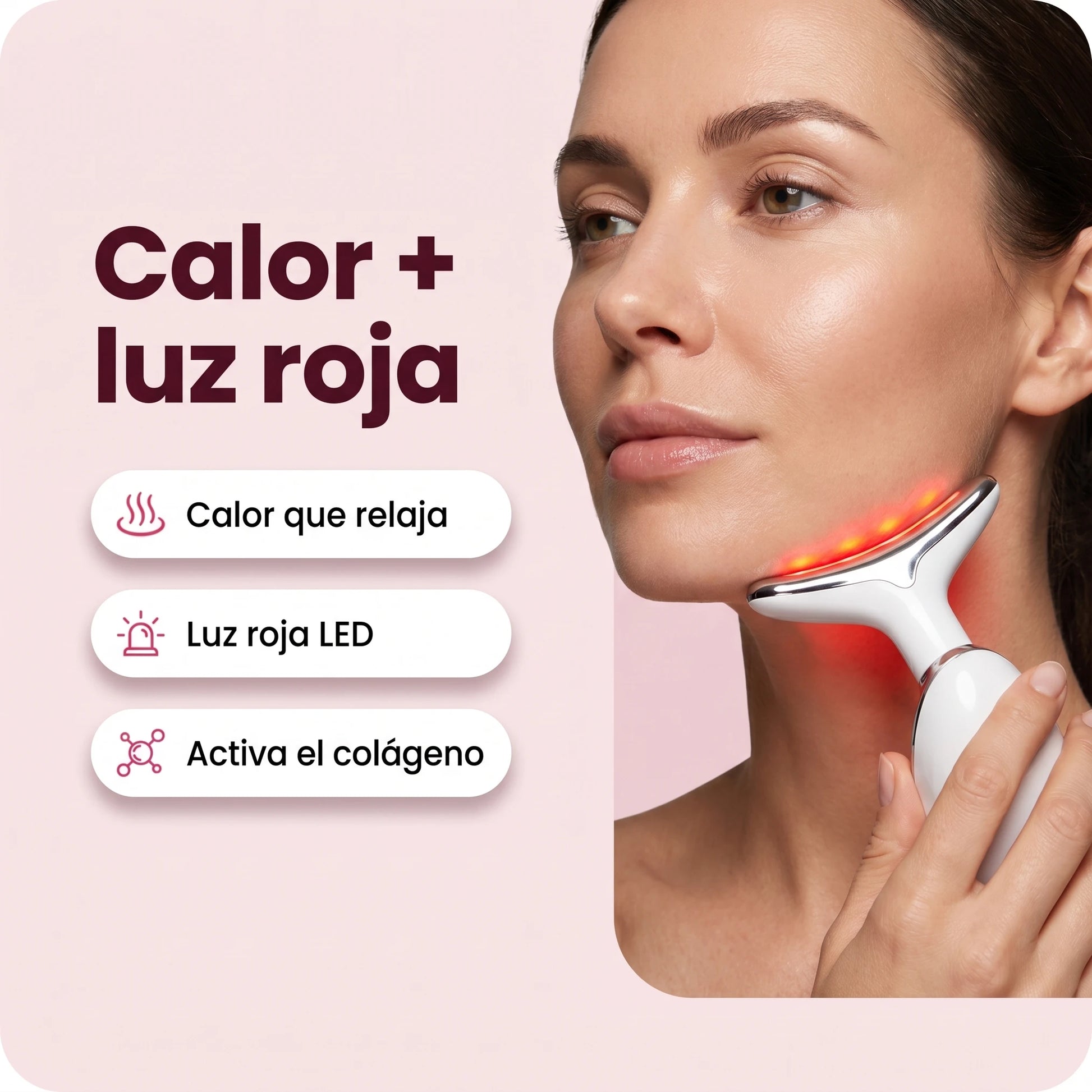 Masajeador Facial Reafirmante LED - Imagen 3
