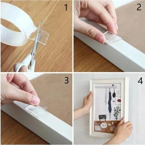 Cinta Doble Cara Lavable Reutilizable - Imagen 4